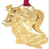 Beacon Design Christmas Glorious Summer Angel, 6.38-inch Height, Gold, Brass, Hanging Ornament view 1