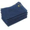 SHOPINUSA Set of 12, Terry Velour Golf Towels Corner Grommet & Hook, 11x18 Fingertip Towels, 100% Cotton Sport Towels (12, Navy) view 1