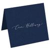 Midnight Blue Square Place Card - Gmund Colors Metallic 115C, 25 pack view 1