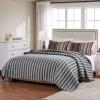 Greenland Home Durango 100% Cotton Reversible Quilt Set, 5-Piece King/Cal King, Earth view 2
