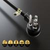 Cable Leader Ultra Low Profile Power Extension Cord Splitter Cable, 2 NEMA 5-15R to 1 NEMA 5-15P (16 AWG, 14 inches) view 2