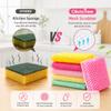 OliviaTree 5 Pack Dish Washing Net Cloths, Quick Dry Mesh Net Scourer Pads view 2