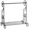 Home Marketplace Kitchen Paper Towel Rack & Organizer Stand, Black view 1