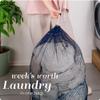 Handy Laundry Mesh XL Laundry Bags - Pack of 2 - Durable, Machine Washable with Secure Drawstring Closure - Perfect for College Dorms, Laundromats, Apartments (Blue, Large 24" x 36", 2-Pack) view 3