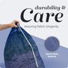 Handy Laundry Mesh XL Laundry Bags - Pack of 2 - Durable, Machine Washable with Secure Drawstring Closure - Perfect for College Dorms, Laundromats, Apartments (Blue, Large 24" x 36", 2-Pack) view 4