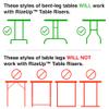 Karben RizeUp - Table Risers for Bent-Leg Folding Tables, Set of 4 view 2