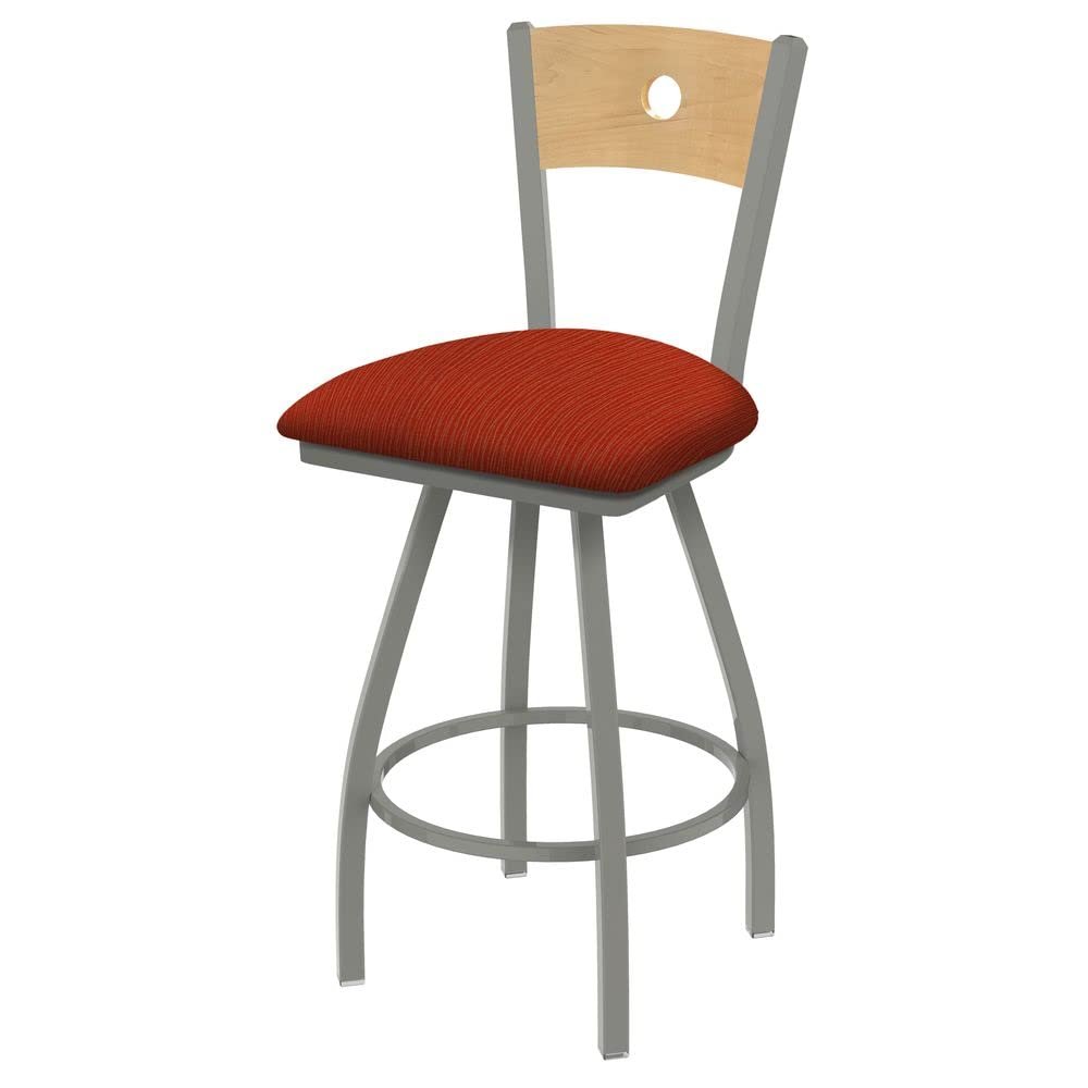 Holland Bar Stool Co. XL 830 Voltaire Swivel Bar Stool, Graph Poppy