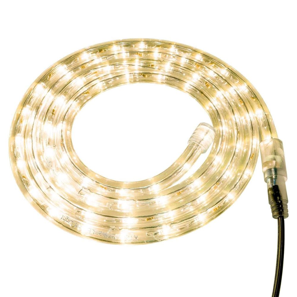 Brilliant Brand Lighting Warm White LED Rope Light - 120 Volt - Custom Cut - 11.48 Feet
