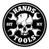 Magnet America Hands Off My Tools Magnet is 4" x 4" Made for Vehicles and Refrigerators view 1