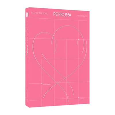 Bangtan Boys BigHit BTS MAP of The Soul : Persona CD+76p Photobook+20p Mini Book+1Photocard+1Postcard+1Photo Film+Folded Poster+Store Gift 8 Extra Photocards [3 ver.]