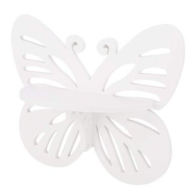 AUNMAS Butterfly Shape Floating Wall Shelves Storage Rack Household Storage Organizer Wall Mounted Home Decoration