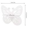 AUNMAS Butterfly Shape Floating Wall Shelves Storage Rack Household Storage Organizer Wall Mounted Home Decoration view 2