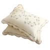 BedMATE 100% Cotton Embroidery Floral Quilted Pillow Sham 2 PCs Set Floral Pillow Case Women Girl Gift Idea (sham 2) view 1