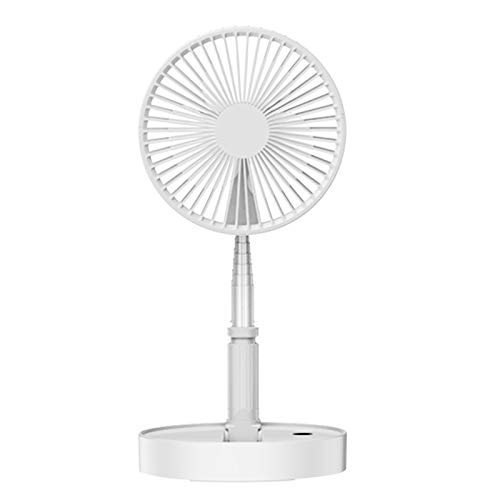 LHIABNN Portable Strong Wind Pedestal Fan Outdoor Foldable Fan,Rechargeable Travel Desk Fan USB Powered,Height Adjustable Standing Fan for Picnic,Home,Outdoor,Office,Travel,Storage