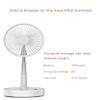 LHIABNN Portable Strong Wind Pedestal Fan Outdoor Foldable Fan,Rechargeable Travel Desk Fan USB Powered,Height Adjustable Standing Fan for Picnic,Home,Outdoor,Office,Travel,Storage view 3