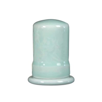 Panda Legends Ceramics Toothpick Dispenser Chinese Style Toothpick Holder for Home Restaurant, Light Green