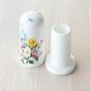 Panda Legends Ceramics Toothpick Dispenser Chinese Style Toothpick Holder for Home Restaurant, Flower Pattern view 2