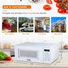 COMMERCIAL CHEF 0.7 Cubic Foot Microwave with 10 Power Levels, Small Microwave with Pull Handle, 700W Countertop up to 99 Minute Timer and Digital Display, White view 2