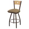 Holland Bar Stool Co. XL 830 Voltaire Swivel Bar Stool, Canter Sand view 1