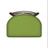 HBS XL 820 Catalina 30" Swivel Bar Stool with Bronze Finish and Canter Kiwi Green Seat view 3