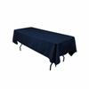 KS Linens Polyester Rectangular Tablecloth 54"x72" (Dark Navy) view 1