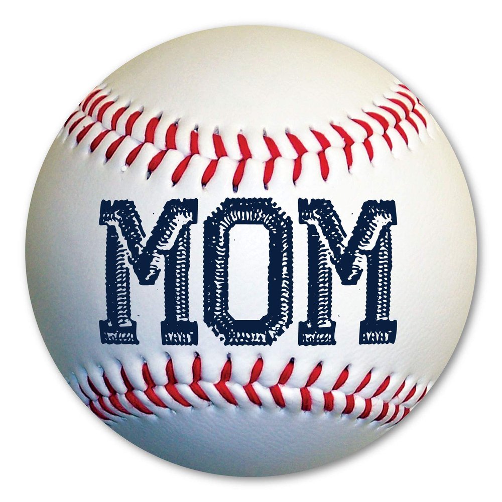 Magnet America Baseball Mom Magnet is 5.75" x 5.75" Made for Vehicles and Refrigerators