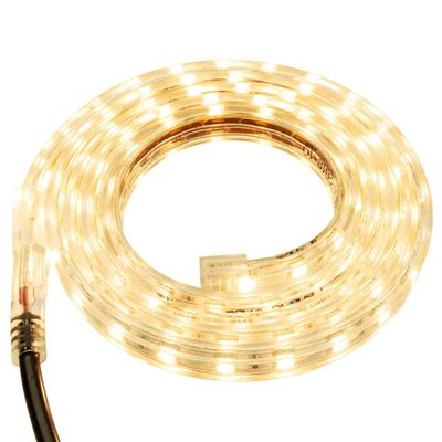 Warm White LED Strip Light - 120 Volt - High Output (SMD 5050) - Custom Cut - 4.92 Feet