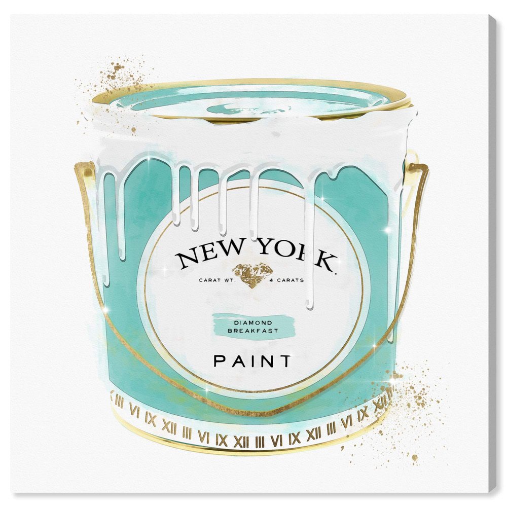 The Oliver Gal Artist Co. Fashion and Glam Wall Art Canvas Prints 'New York Priceless Fashion Paint'