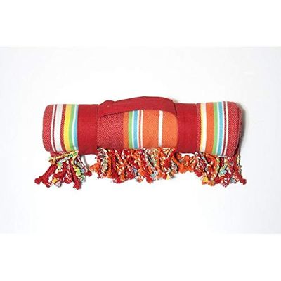 Over Heavy Fringe Blanket Cotton (Kismet)