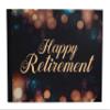 Darling Souvenir Black Blur Light Printed Hardbound Cover Personalized Guestbook for Retirement Party Guest Sign in Keepsake Book Registry-9 x 12 Inches view 1