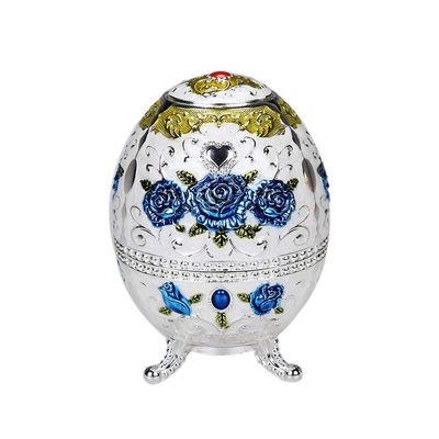 Panda Legends Automatic Toothpick Holder with Bottle Opener Portable Pop Up Toothpick Dispenser Container Blue and White Rose Pattern
