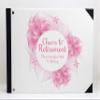 Darling Souvenir White Floral Frame Retirement Party Guestbook Hardbound Cover Personalized Printed Keepsake Memory Guest Registry-9 x 12 Inches view 3