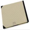 Darling Souvenir Brown Polka Dot & Printed Hardbound Cover Guestbook for Wedding Guest Sign in Book Registry-9 x 12 Inches view 4