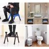 1 Step Folding Step Stool for Kids, Foldable Step Ladder Light Weight, Lightweight Stepladder with Non-Slip Plantform (Light Blue) view 3