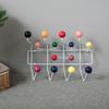 Classic Mid Century Hang it All Coat Rack, Modern Wall Mounted Hooks with Painted Solid Wooden Balls(Multi Colors Available) (Multicolor) view 3