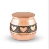 legendURN Micro Keepsake Ashes urn 'Hearts' | Affordable Micro Keepsake Ashes Urn 'Hearts' for Traveling view 1