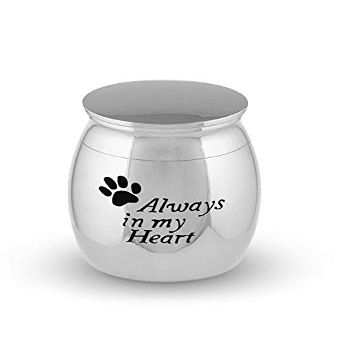 legendURN Micro Keepsake Ashes urn 'Always in My Heart' | Micro Keepsake Ashes Urn 'Always in My Heart' for Traveling