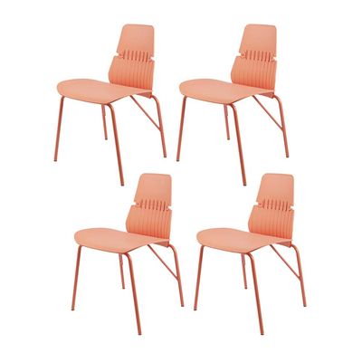 Lagoon Zigozago Italy-Design Dinning Chair - Antique Rose 4 Pcs/Set