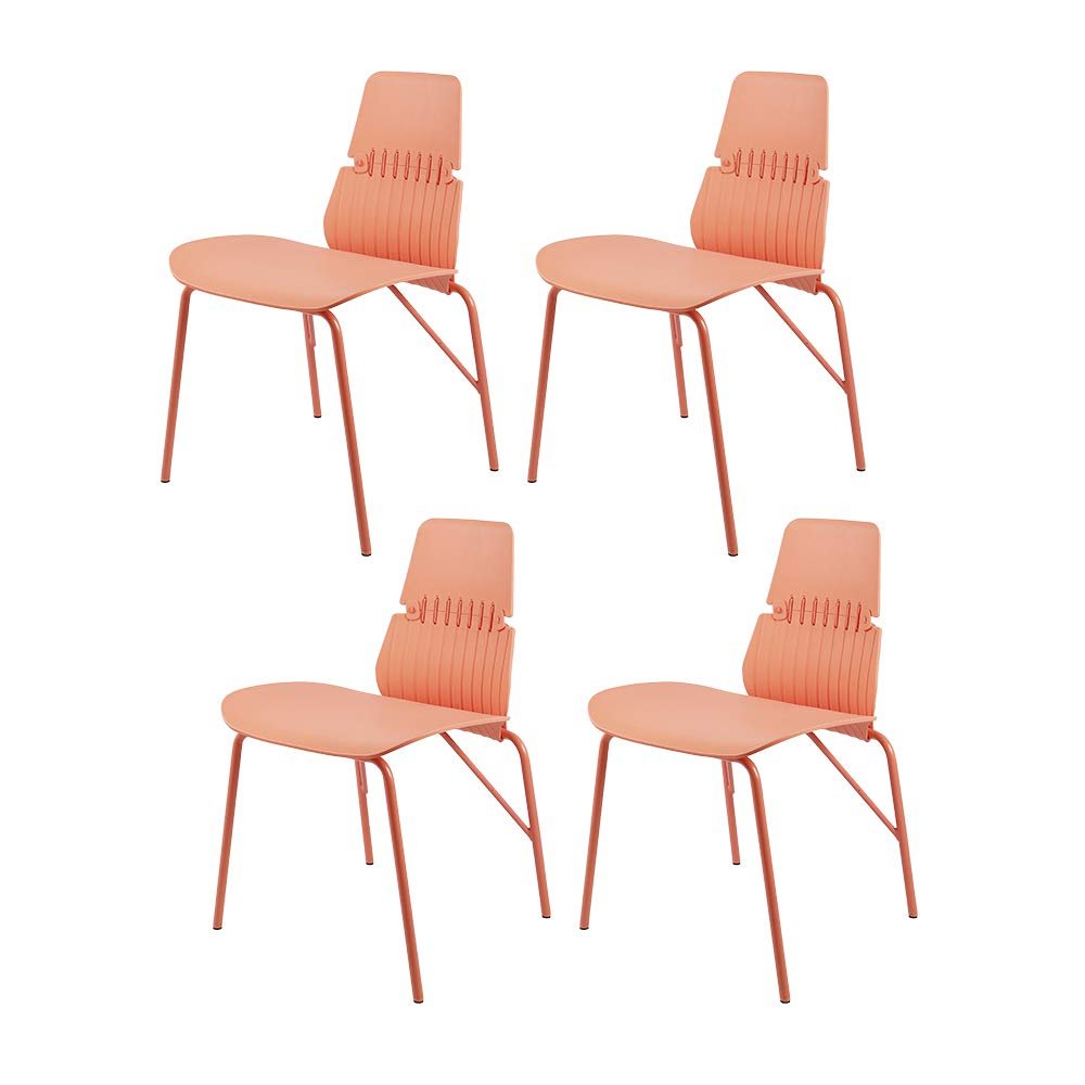 Lagoon Zigozago Italy-Design Dinning Chair - Antique Rose 4 Pcs/Set