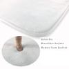 3-Pack Bath Mat Set,Cowhide Memory Foam Soft Shower Bath Rugs-Contour Mat and Lid Cover,Non-Slip Velvet Bathrug,Shower Toilet Bathmats Carpet view 3