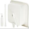 Adventa Sink Wall Mounted with Soap Dispenser, Outdoor Resin, White, 59x39x28 view 4