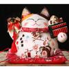 10'' Porcelain Lucky Cat Maneki Neko Feng Shui Cats [D7] view 1