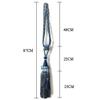 1 Pair Tassels Curtain Tiebacks Curtain Buckle Curtain Bandage Curtain Tiebacks Rope (Royal Blue) view 2