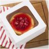 Wilton White Treat Boxes with Windows - Perfect Cake Holders for Gifting and Transporting Homemade Mini Cakes or Cookies, 9-Piece view 4