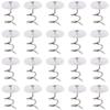 Akstore 60 Pcs Clear Bed Skirt Pins with Twist Pins for Upholstery, Slipcovers and Bedskirts view 1