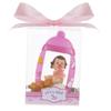 Mega Favors Keepsake Figurine 12 pcs Baby Girl Pacifier in Pink Bottle Frame | Awesome Decorations or Party Favors | for Pregnancy Announcements, Gender Reveals, Birthday and Special Celebrations view 1