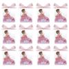 Mega Favors Keepsake Figurine 12 pcs Baby Girl inside Pink Boote Holding Pacifier | Awesome Decorations or Party Favors | for Pregnancy Announcements, Gender Reveals, Birthday and Special Celebrations view 3