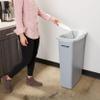 Coastwide Professional Slim Plastic Trash Can with no Lid, Gray, 23 Gal. view 2