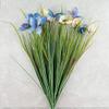 Factory Direct Craft Blue Purple Yellow Artificial Butterfly Bush | 2 Pieces view 1
