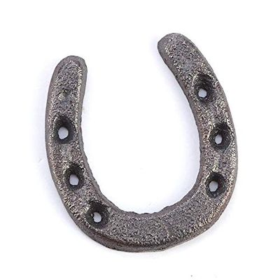 Factory Direct Craft Decorative Cast Iron Horseshoe | 6 Pieces